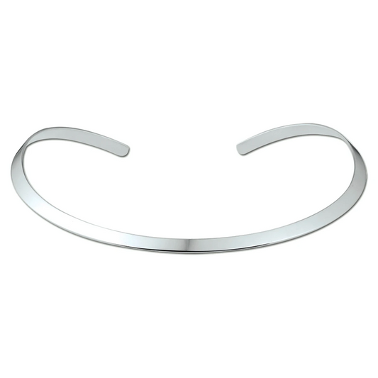 collier spang zilver wit