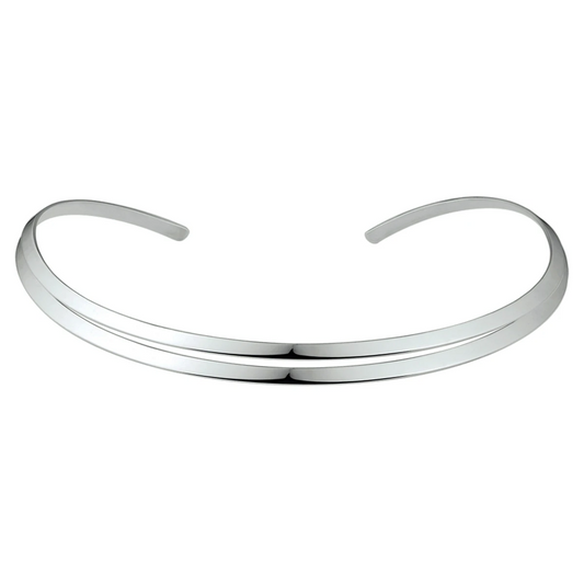collier spang zilver wit