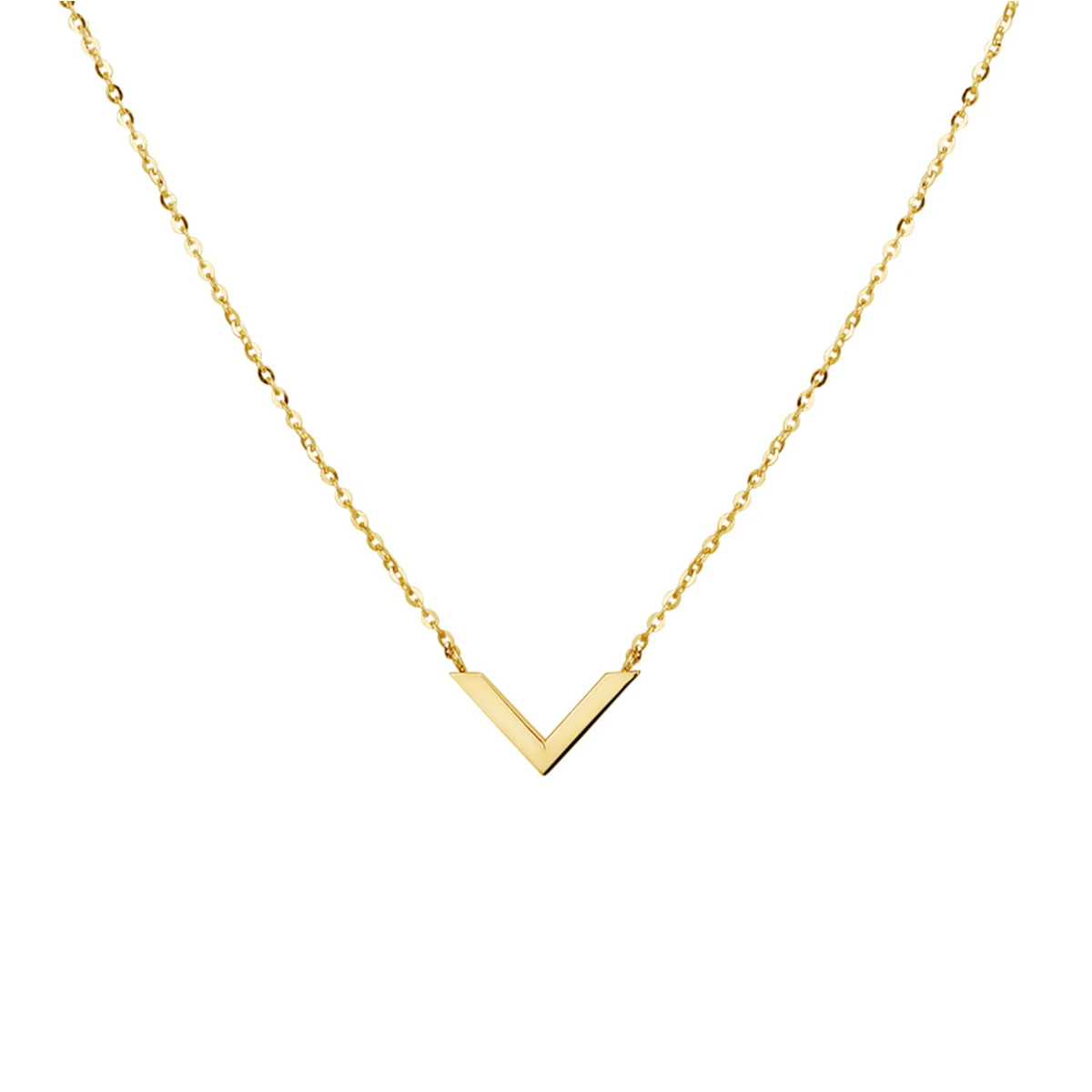 collier v 41 - 43 - 45 cm 14K geelgoud