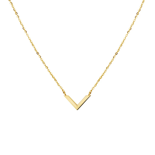 collier v 41 - 43 - 45 cm 14K geelgoud