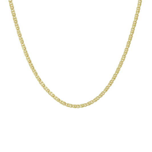 collier valkenoog 1,9 mm 45 cm 14K geelgoud