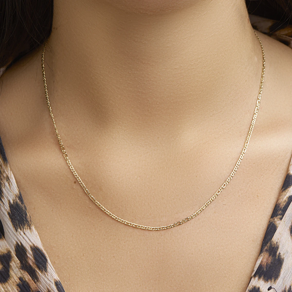 collier valkenoog 1,9 mm 45 cm 14K geelgoud