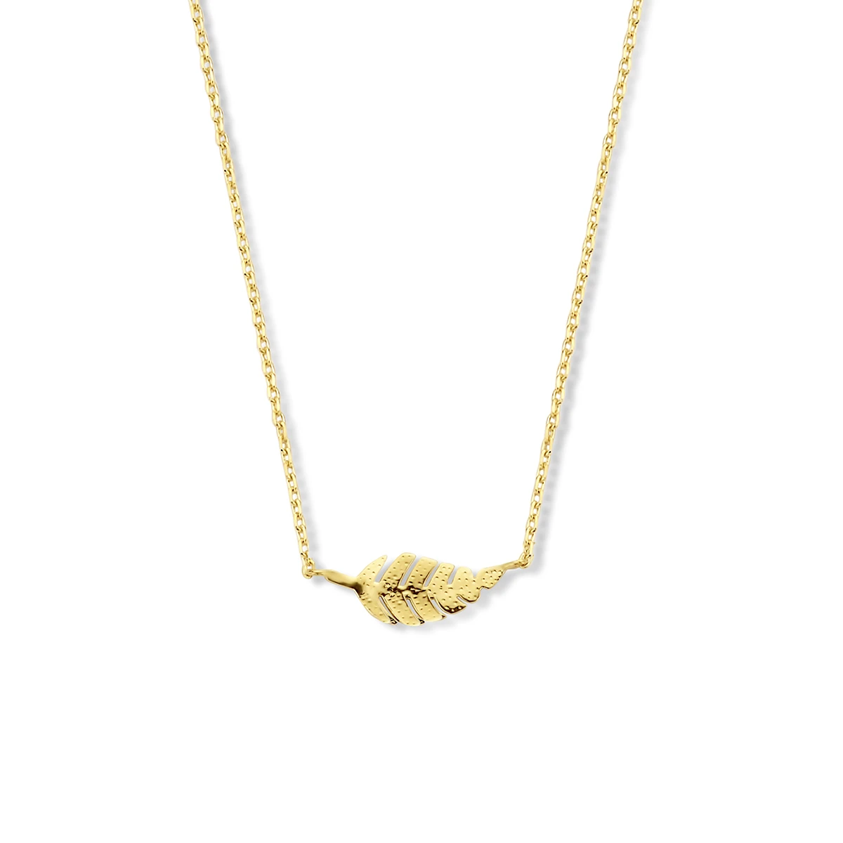 collier veer 40 - 42 - 44 cm 14K geelgoud