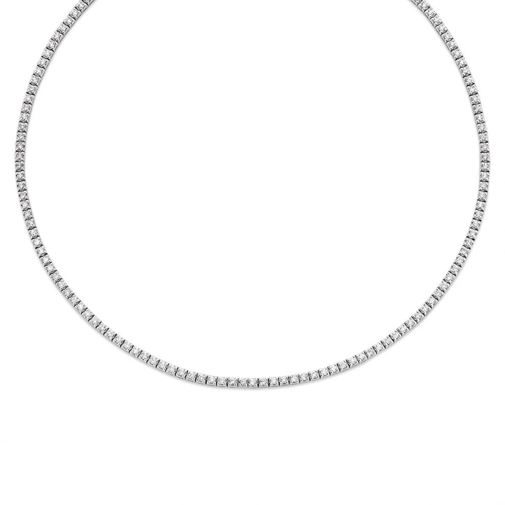 Collier witgoud briljant 4,71 crt.