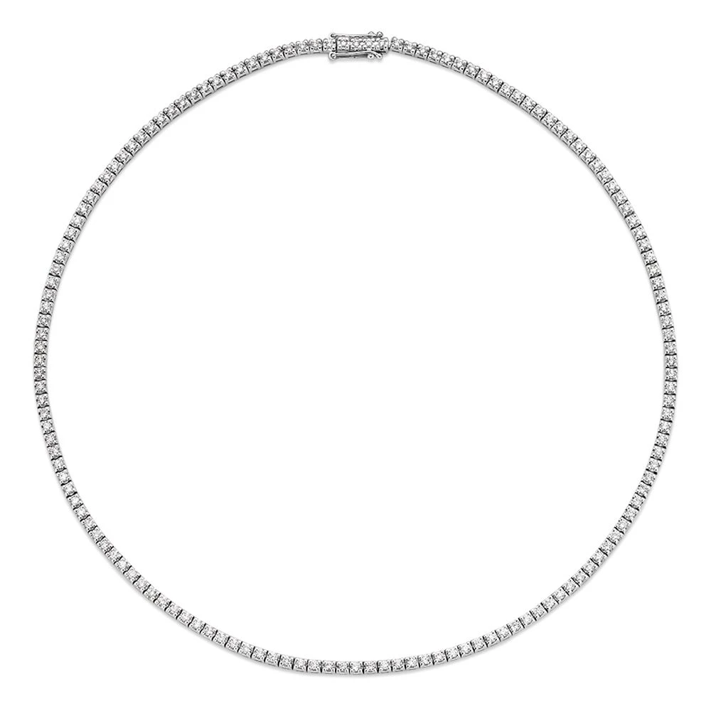 Collier witgoud briljant 4,71 crt.