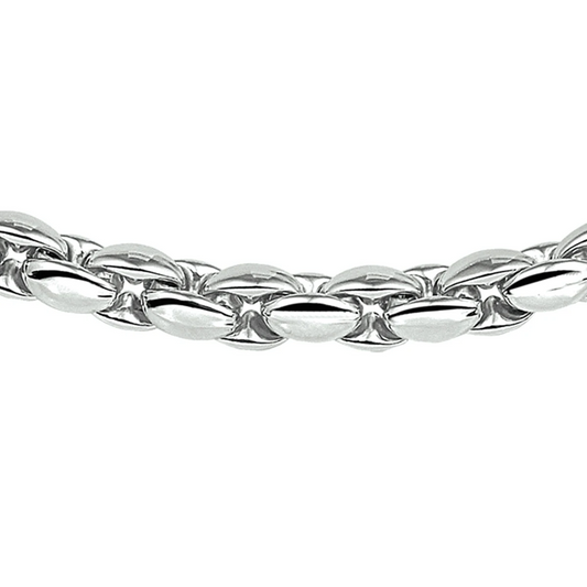 collier zilver gerhodineerd