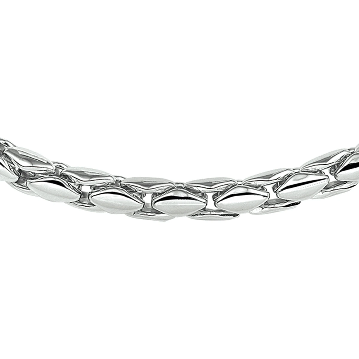 collier zilver gerhodineerd