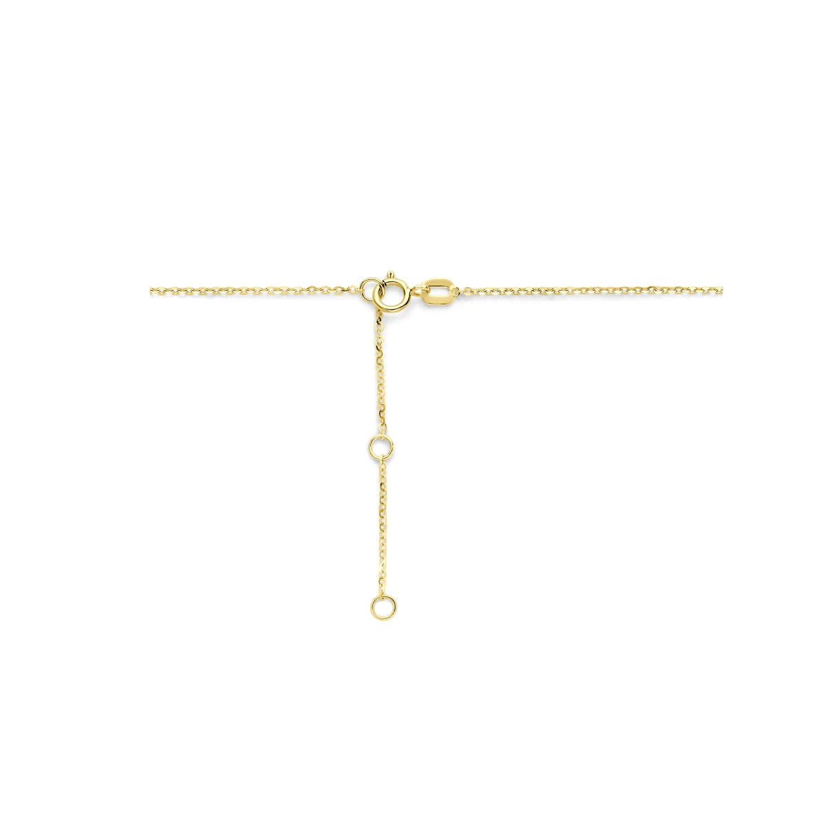 collier zirkonia 40 - 42 - 44 cm 14K geelgoud