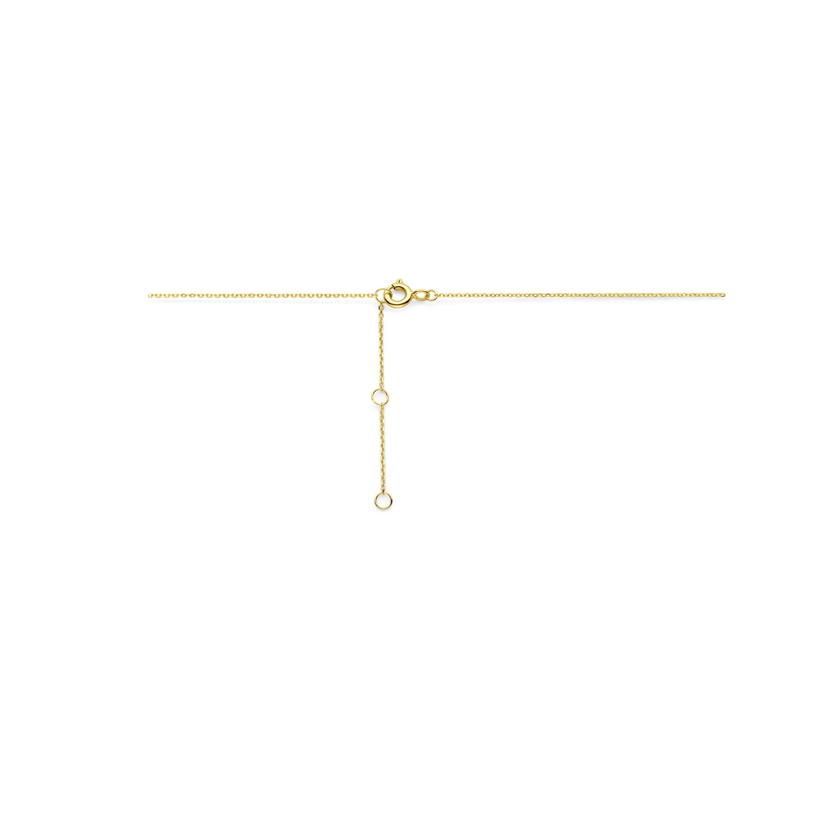 collier zirkonia 40 - 42 - 44 cm 14K geelgoud