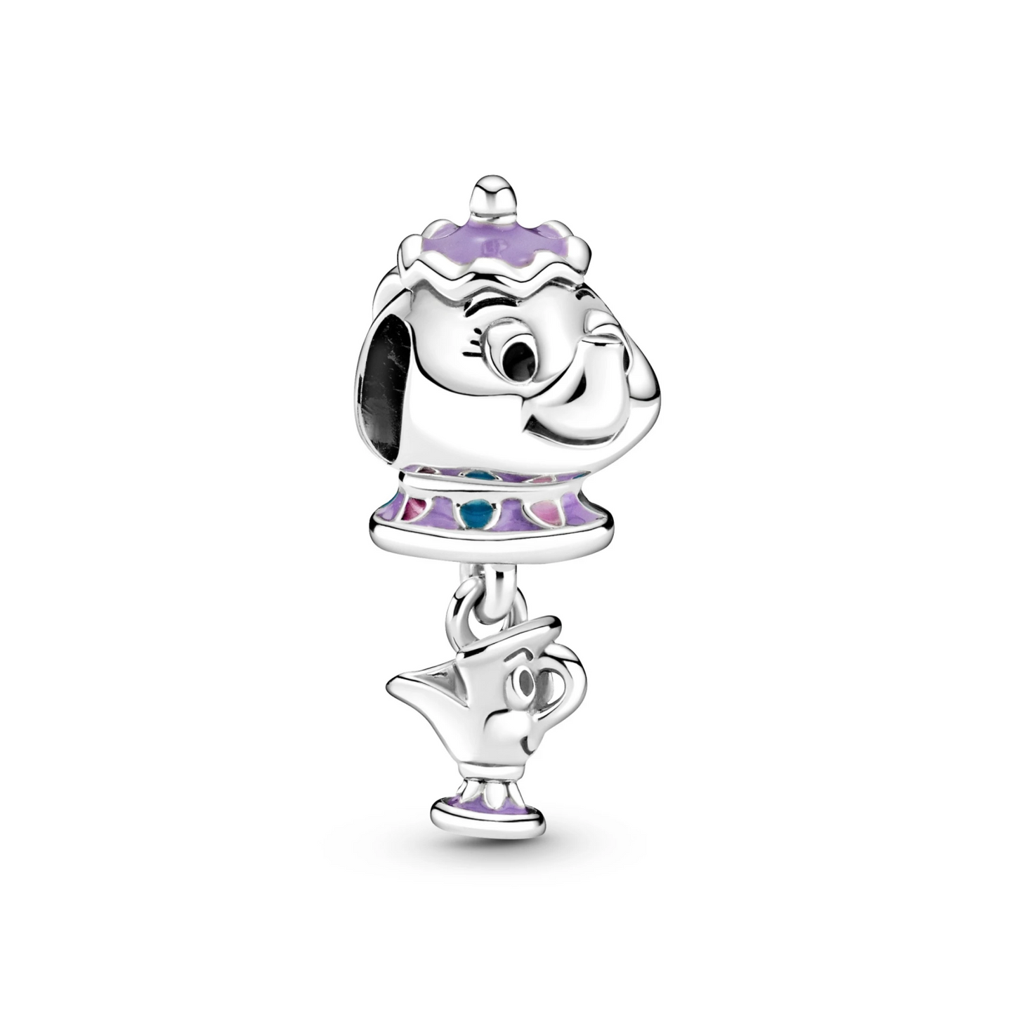 Disney Belle en het Beest Mevrouw Tuit en Barstje Hangende Bedel