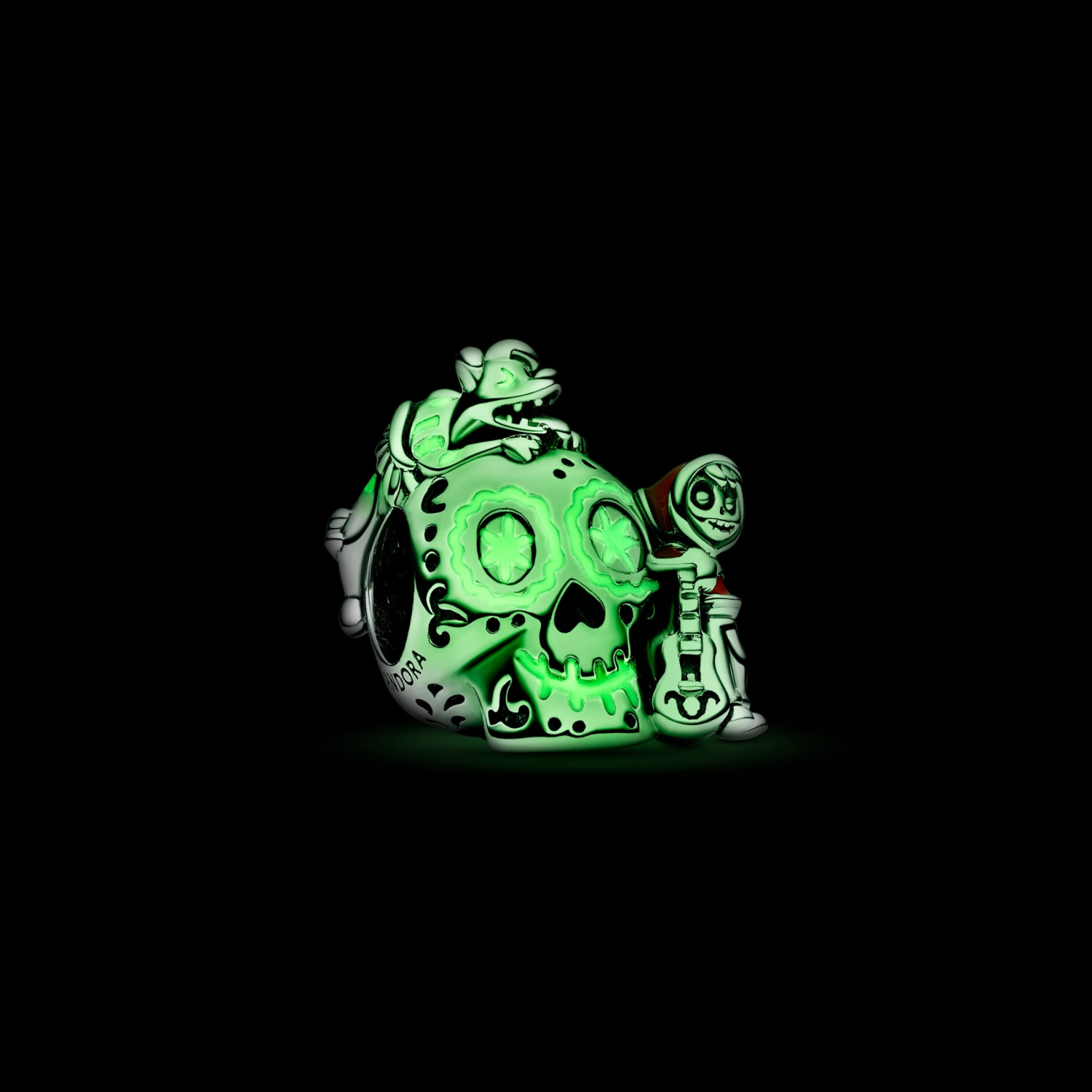 Disney Pixar Coco Miguel & Dante schedel Glow-in-the-dark Bedel