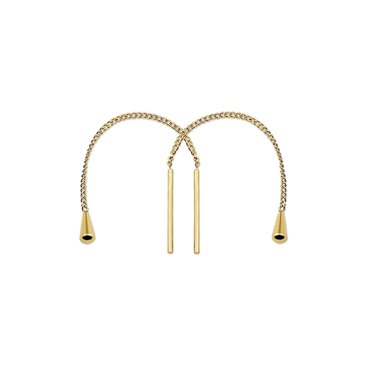 doortrekoorbellen 14K geelgoud