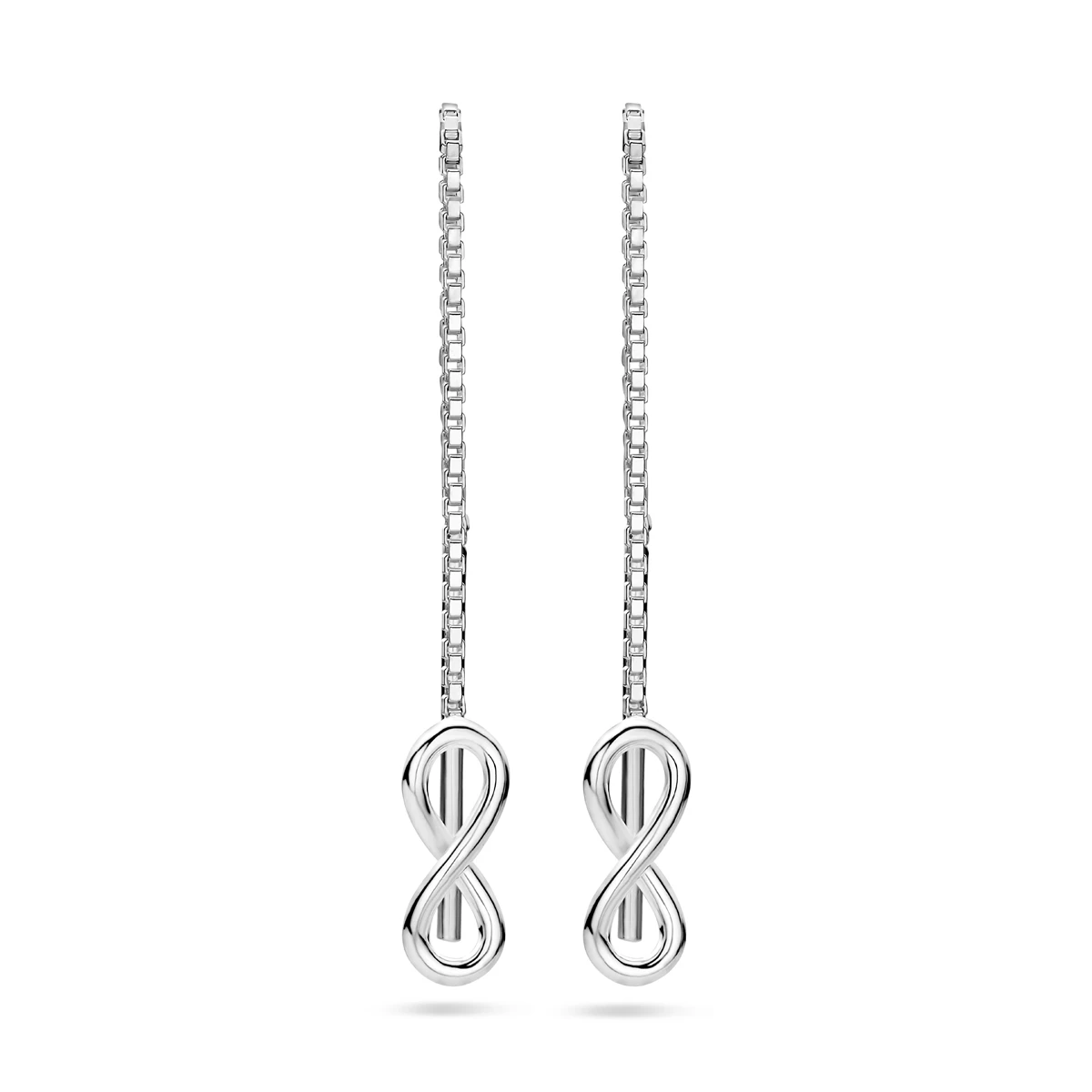 doortrekoorbellen infinity zilver wit
