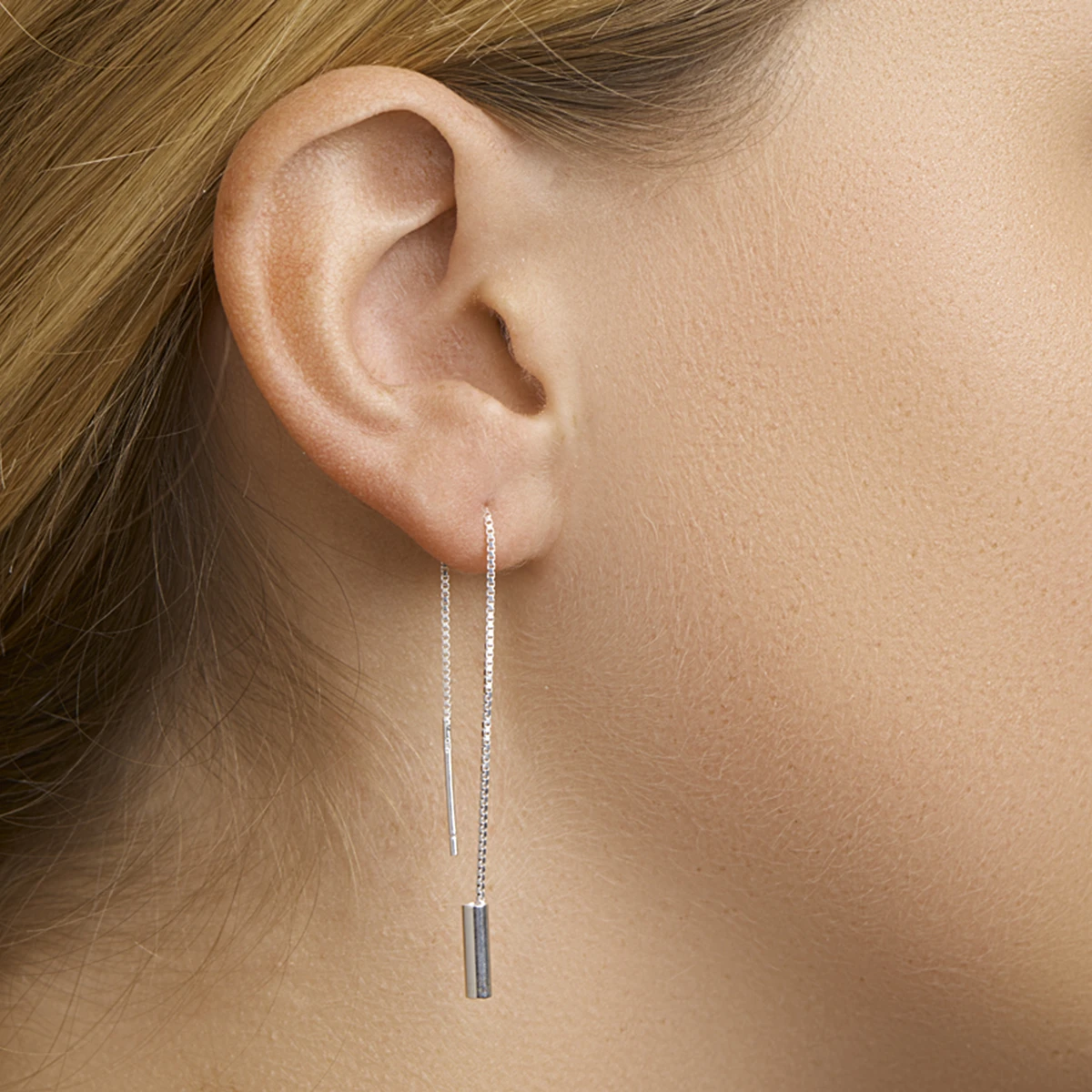 doortrekoorbellen zilver wit