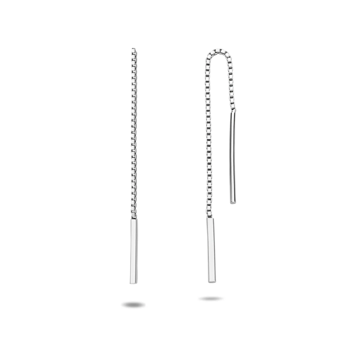 doortrekoorbellen zilver wit