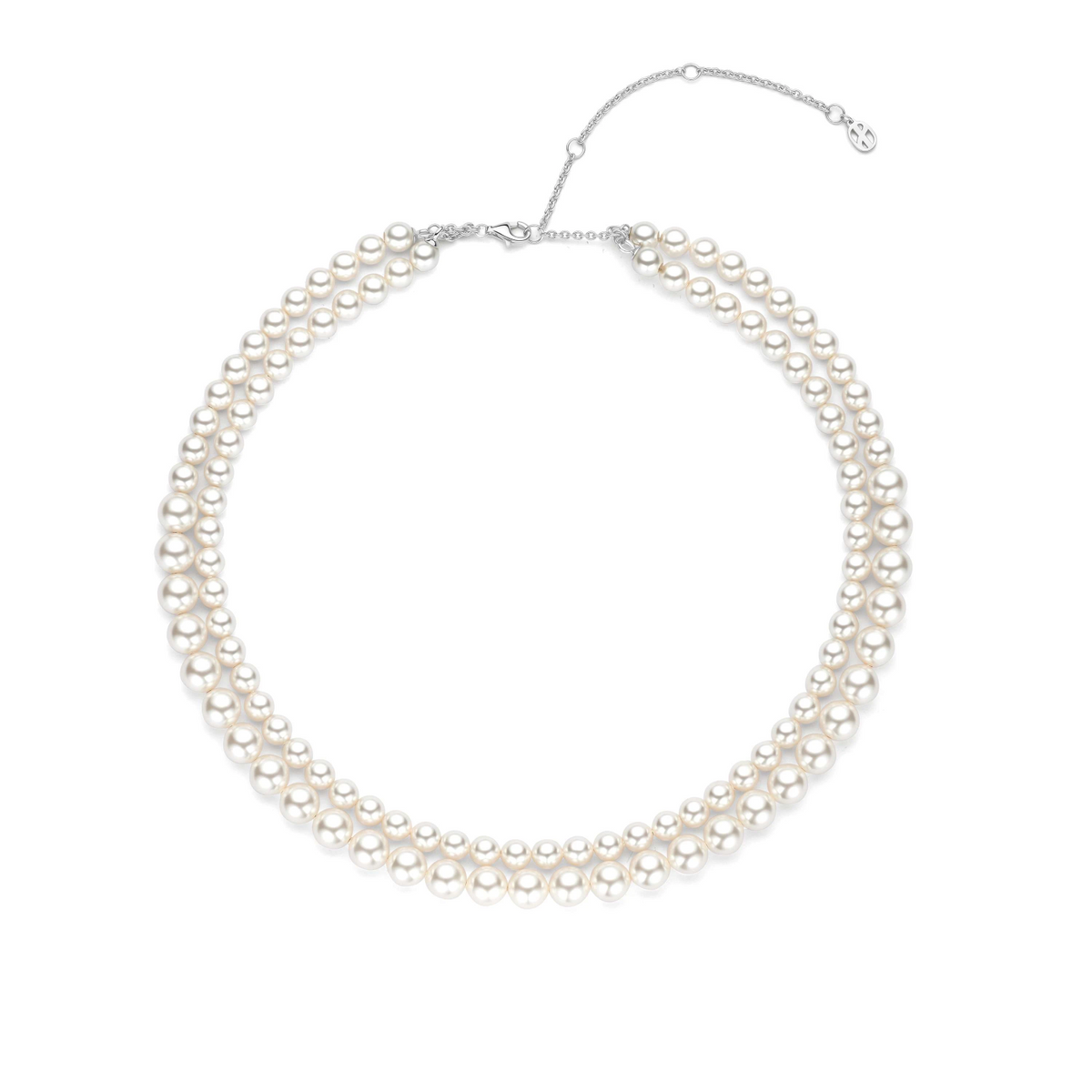 Dubbele Parel Ketting
