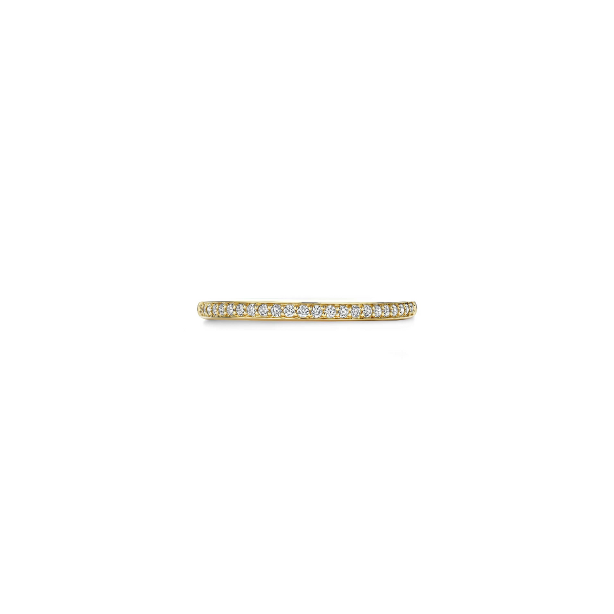 Dunne Zirkonia Ring Goudkleurig