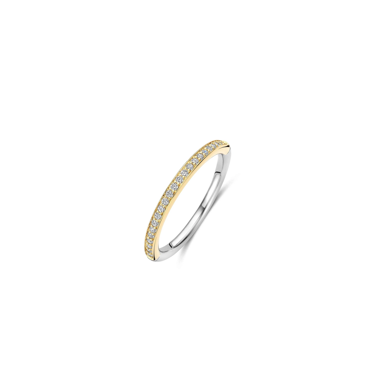 Dunne Zirkonia Ring Goudkleurig