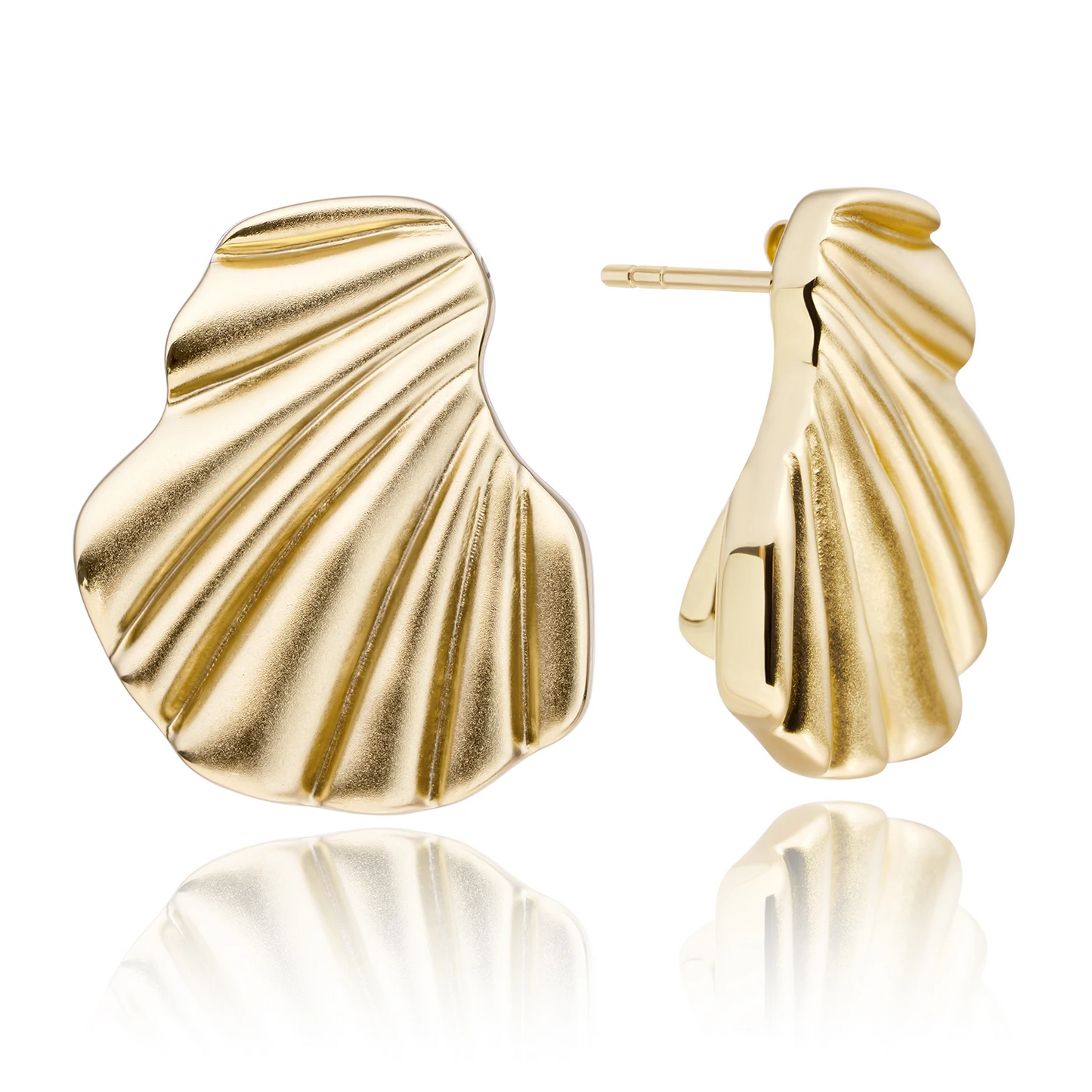 Earrings | Dune Push Back Earrings - Gold