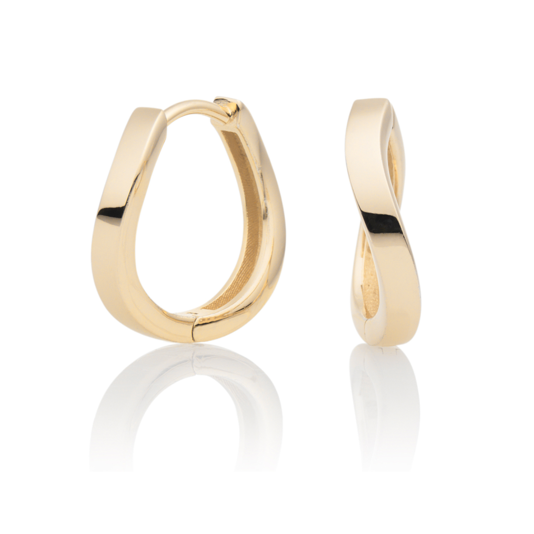 Earrings | Flare Gold - Polished