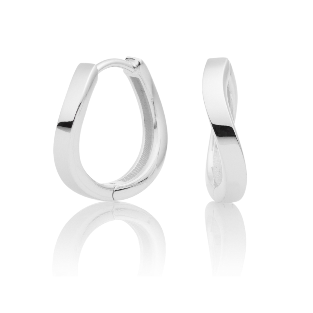 Earrings | Flare Silver - Polished