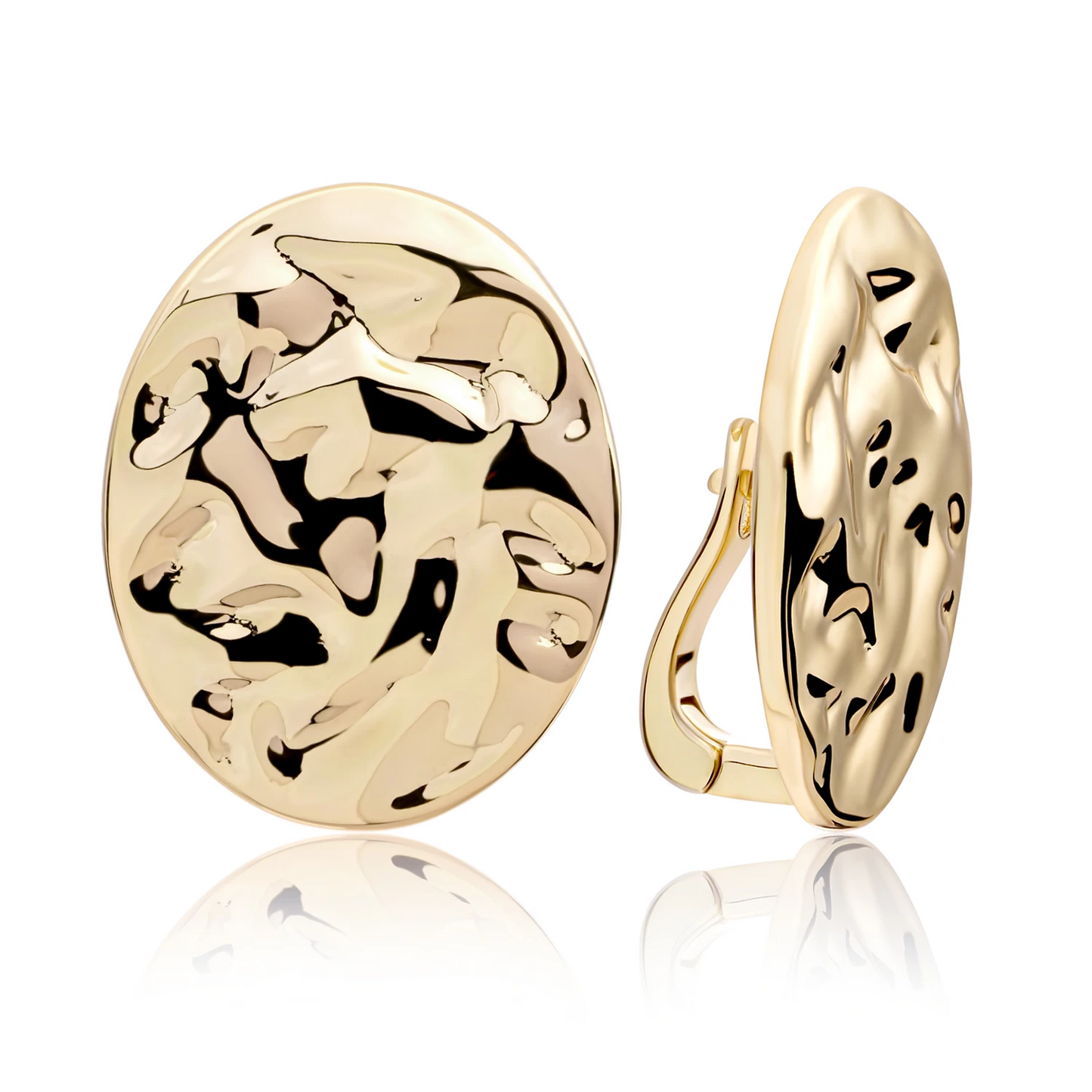 Earrings | Fuse Push Back Earrings Gold