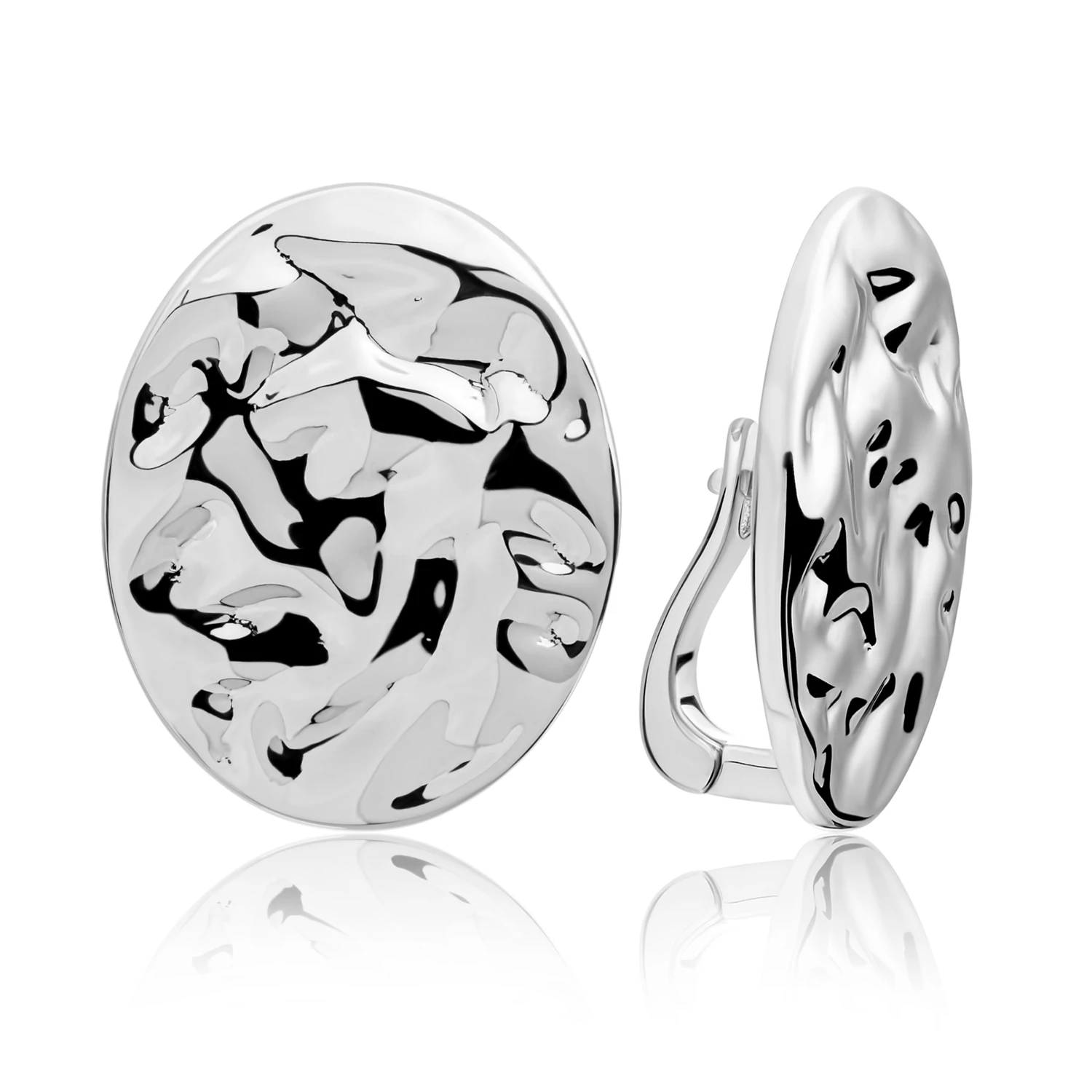 Earrings | Fuse Push Back Earrings Silver