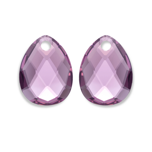 Earstones | Afterglow Aubergine Quartz