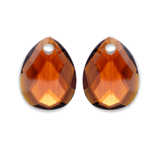 Earstones | Afterglow Citrine Quartz