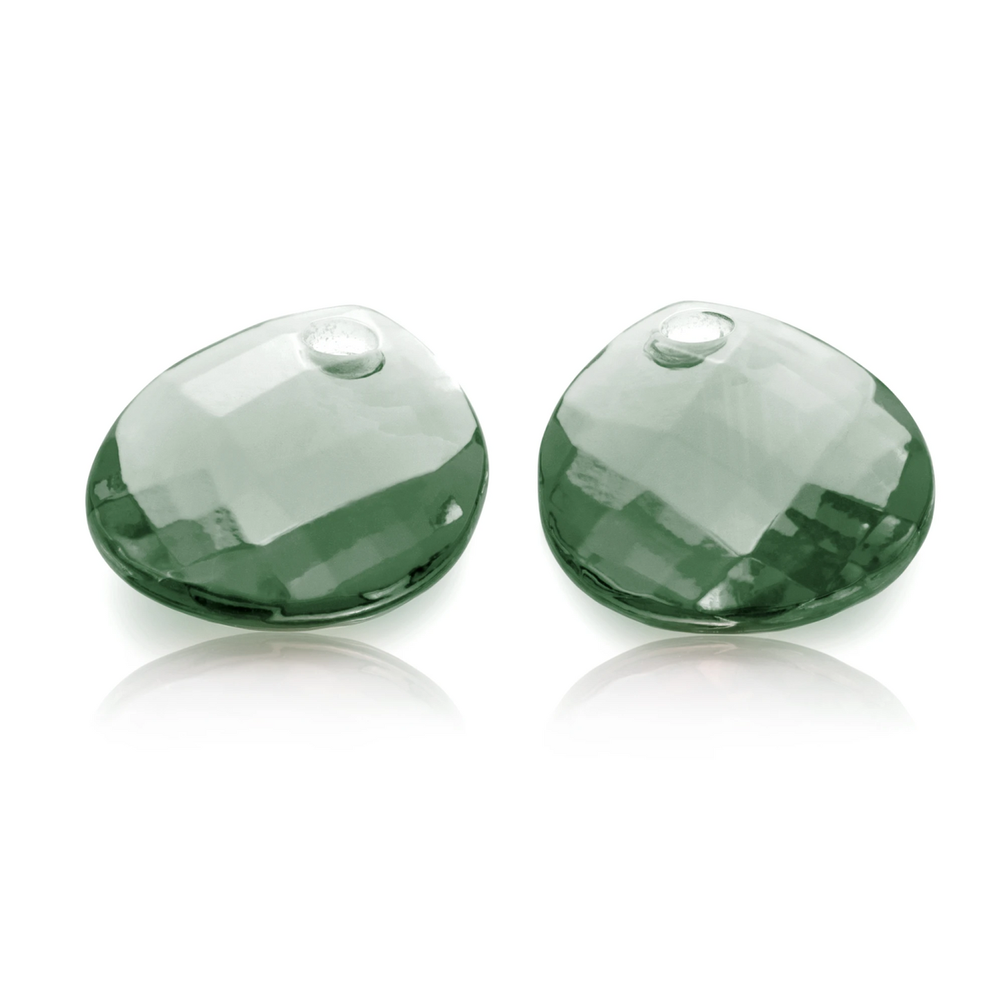 Earstones | Afterglow - Green Amethyst