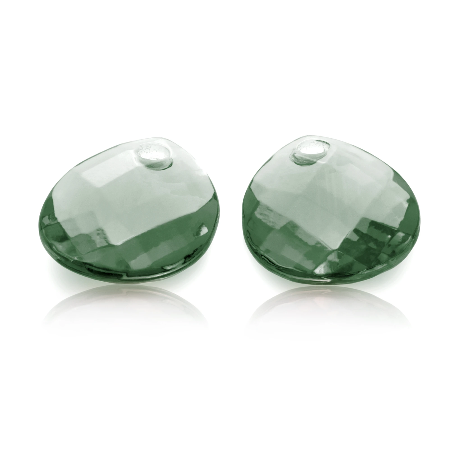 Earstones | Afterglow - Green Amethyst
