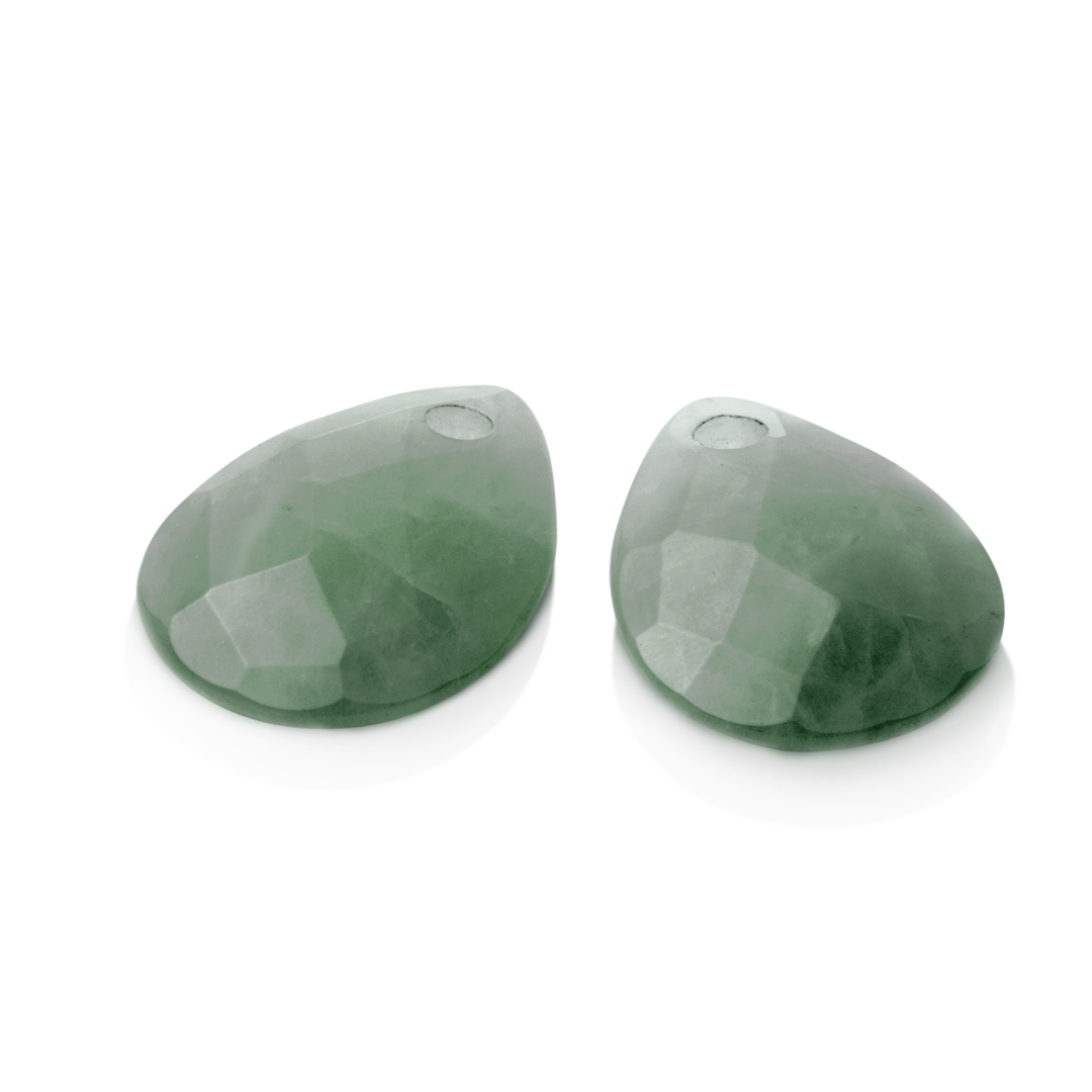 Earstones | Afterglow - Green Aventurine