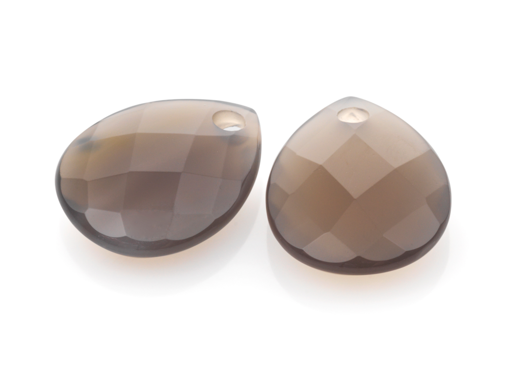 Earstones - Afterglow - Grey Agate
