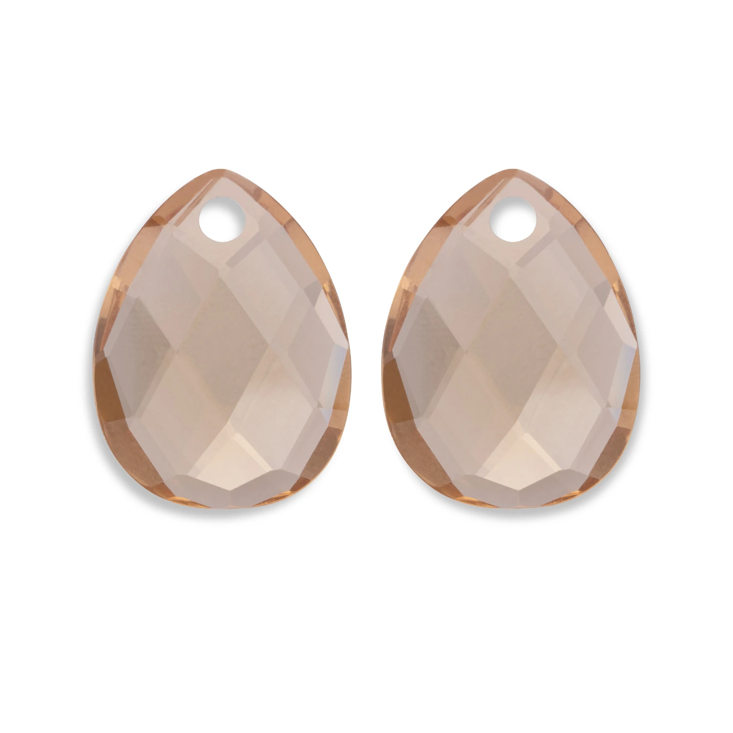 Earstones | Afterglow - Light Gold Citrine Quartz