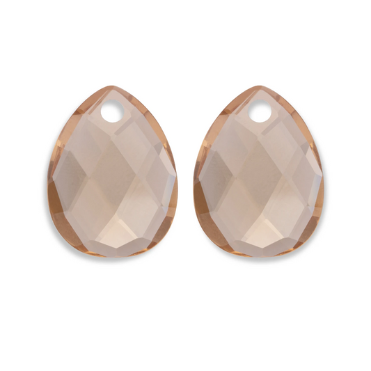 Earstones | Afterglow - Light Gold Citrine Quartz