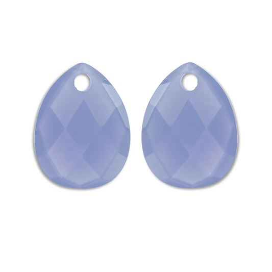 Earstones | Afterglow - Milky Blue Jade