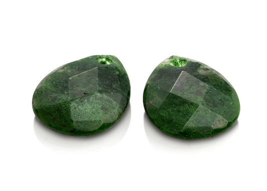 Earstones | Afterglow - Moss Agate