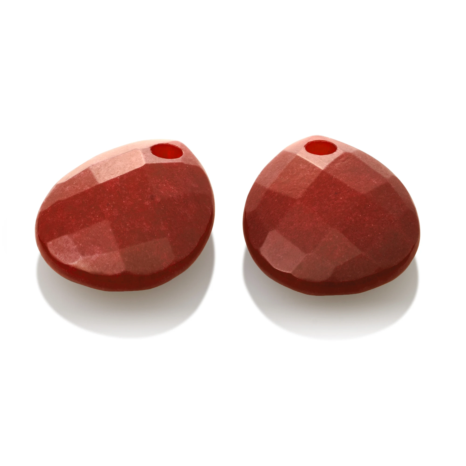 Earstones | Afterglow - Red Coral