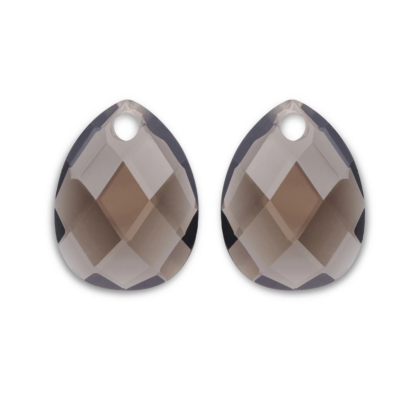 Earstones | Afterglow - Smoky Quartz