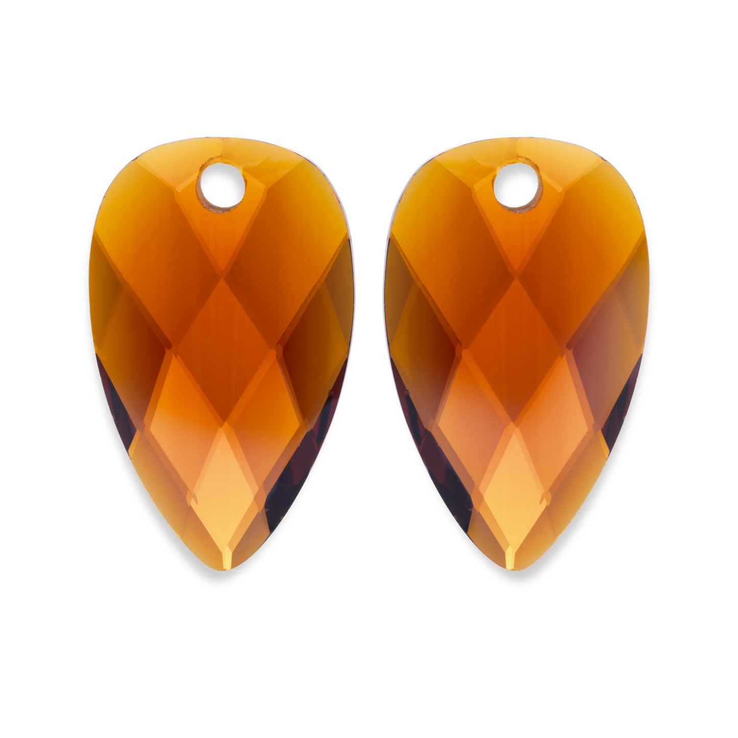 Earstones | Blossom Citrine Quartz - EAGEM38-BS
