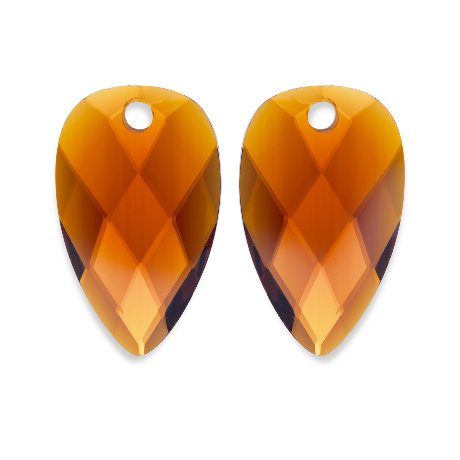 Earstones | Blossom Citrine Quartz - EAGEM38-BS