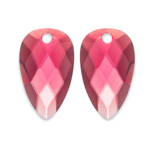 Earstones | Blossom - Fuchsia Quartz
