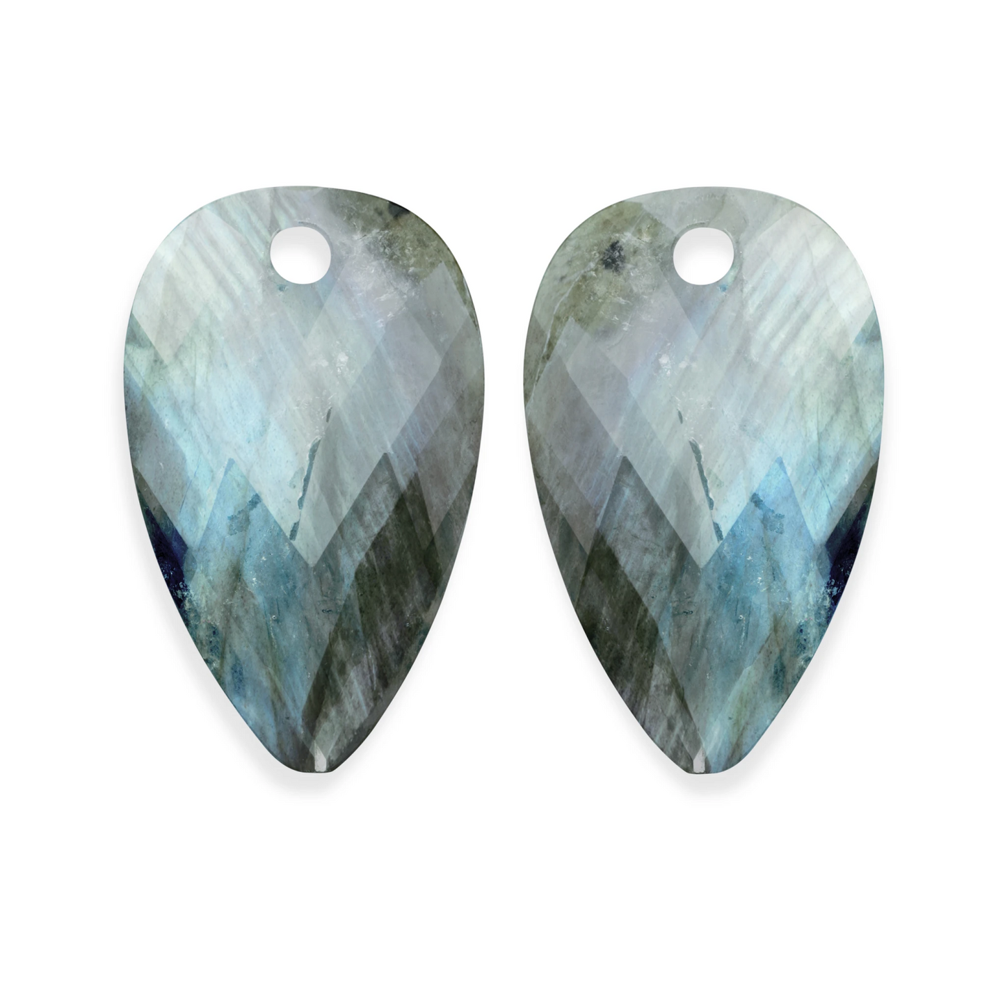 Earstones | Blossom - Labradorite