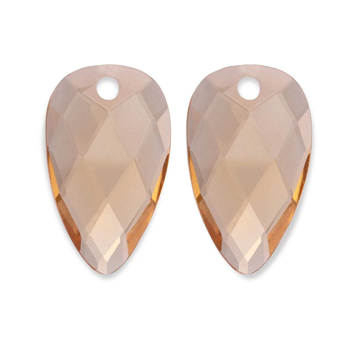 Earstones | Blossom - Light Gold Citrine Quartz