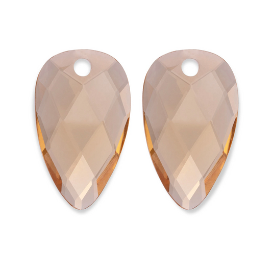 Earstones | Blossom - Light Gold Citrine Quartz