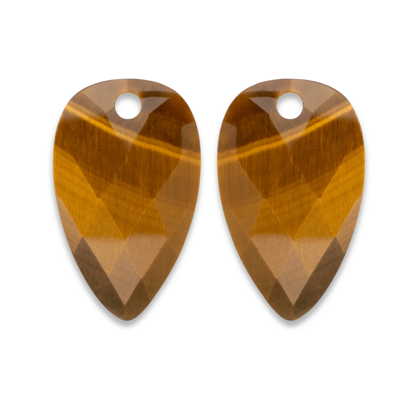 Earstones | Blossom Tiger Eye