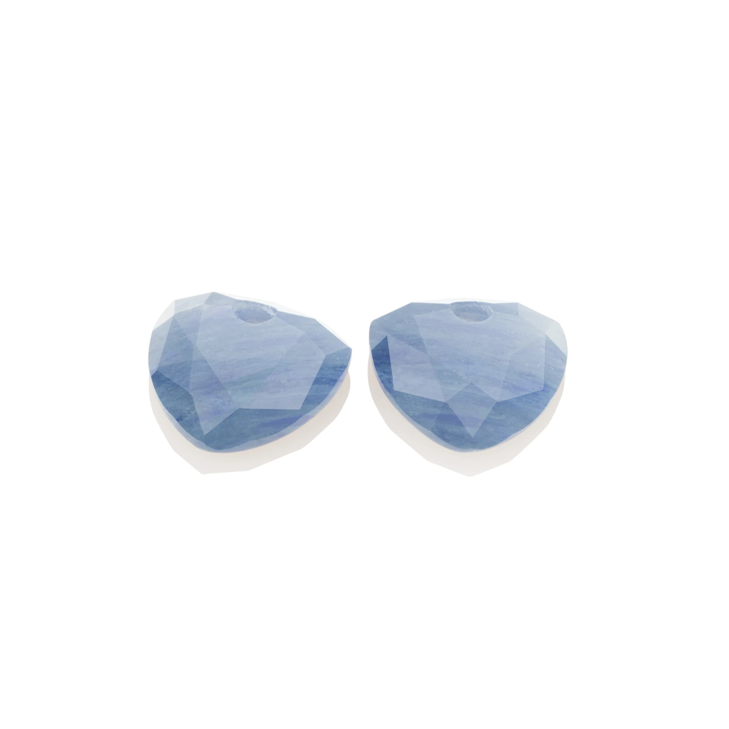 Earstones | Blue Aventurine Trillion Cut - EAGEM37-TRI