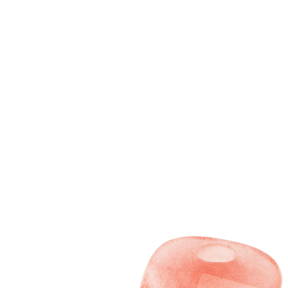 Earstones | Cherry Quartz Edge Minimals - EAGEM25-EM