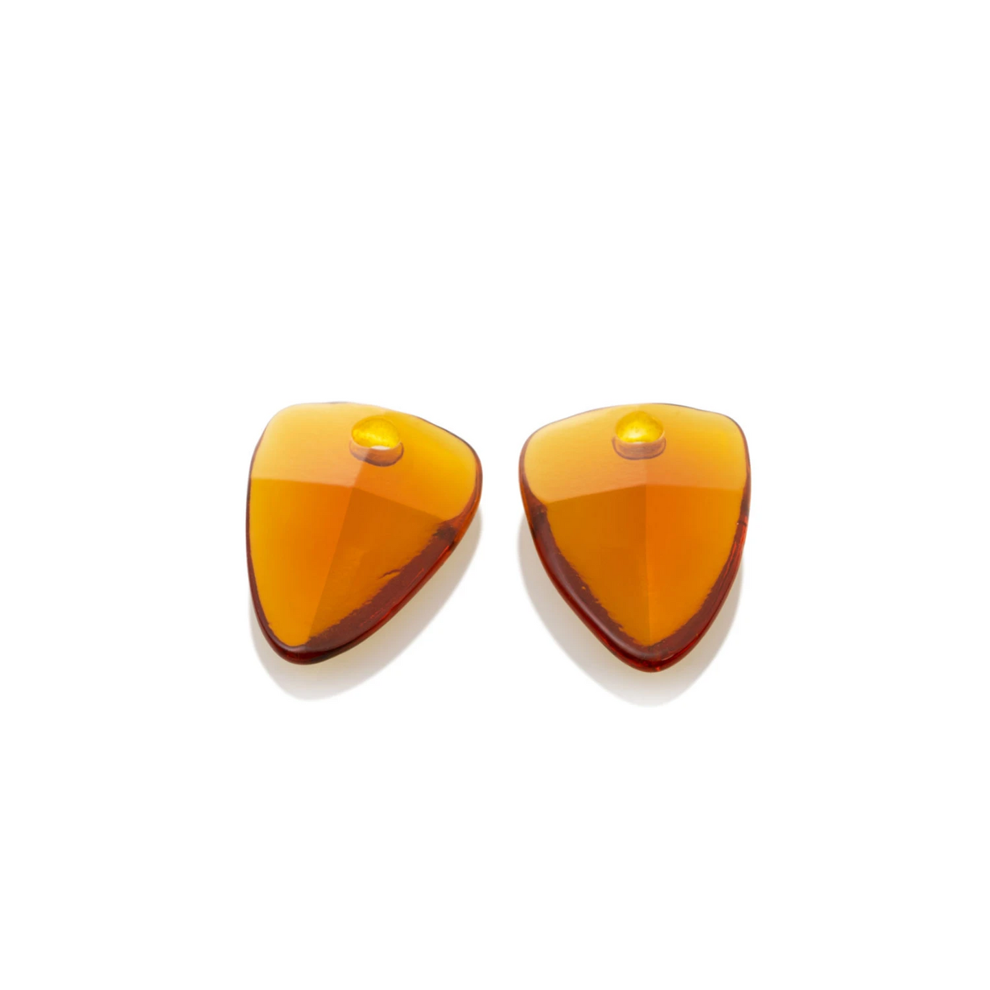 Earstones | Citrine Quartz Edge Minimals