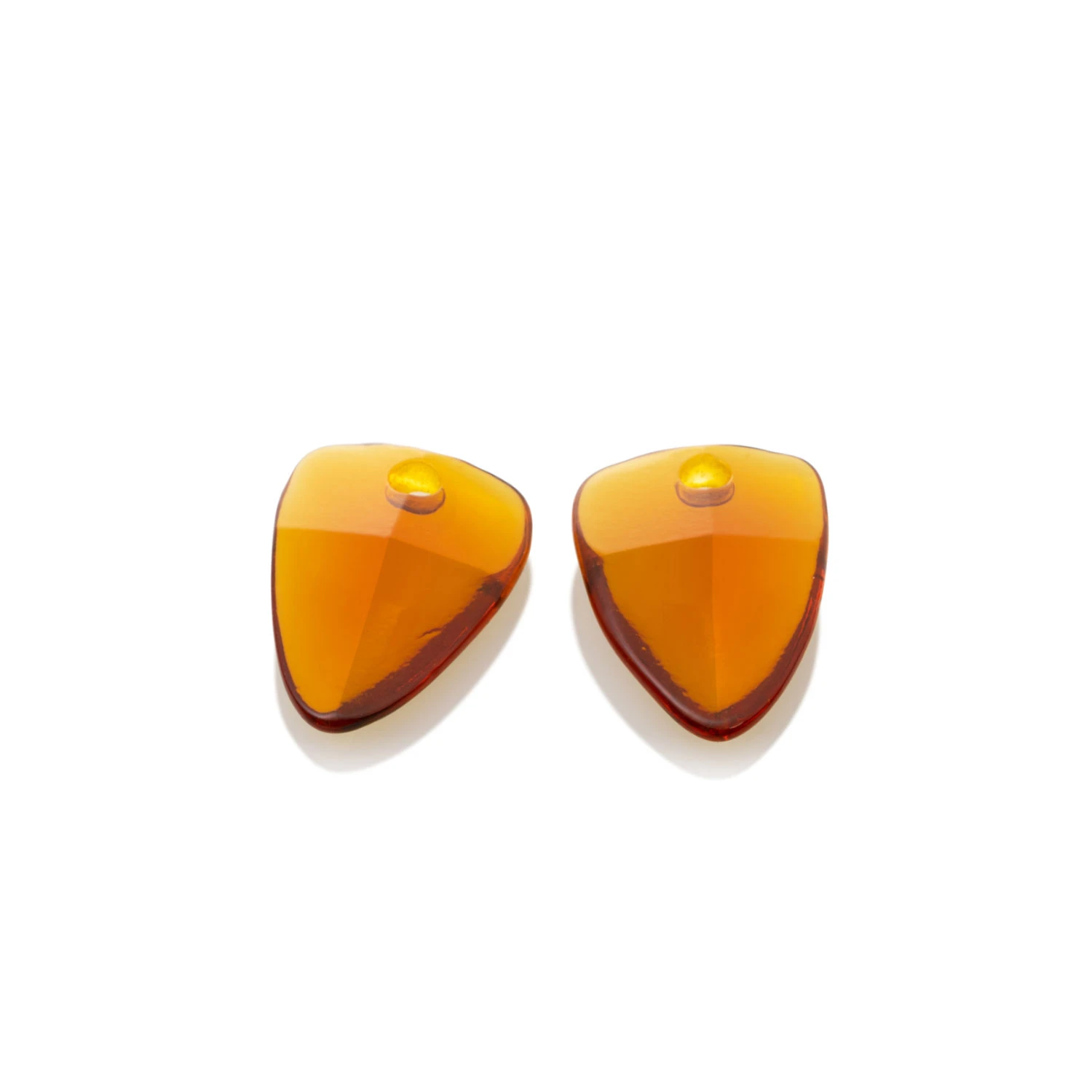 Earstones | Citrine Quartz Edge Minimals